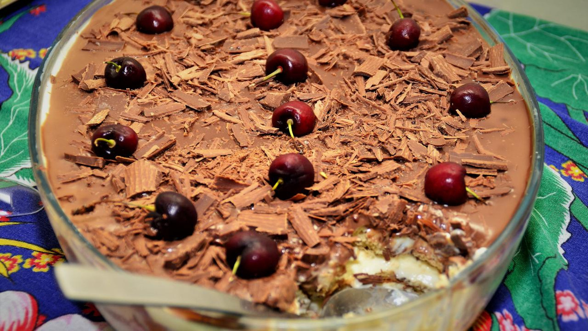 Delicioso Pavê de Natal