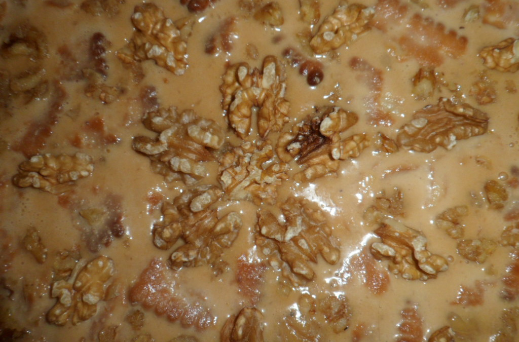 Pavê de nozes, fácil e delicioso