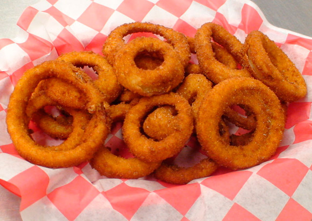 Cebola empanada do Carandina (Onion Rings - tipo Burguer King)