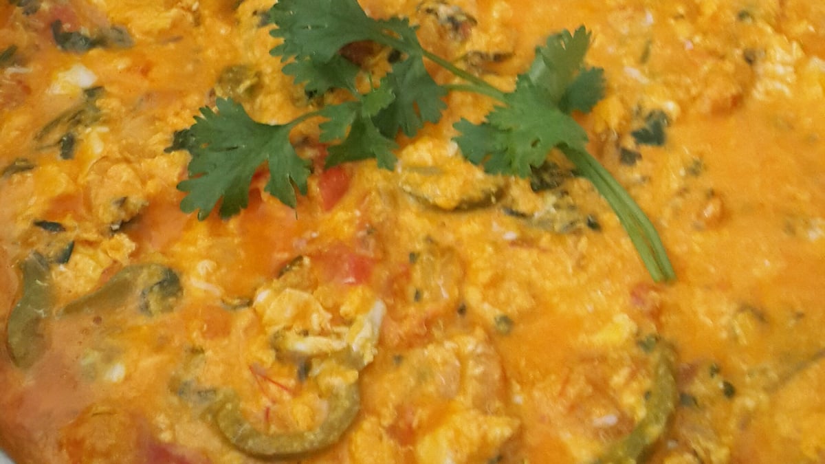 Moqueca de ovos Baiana
