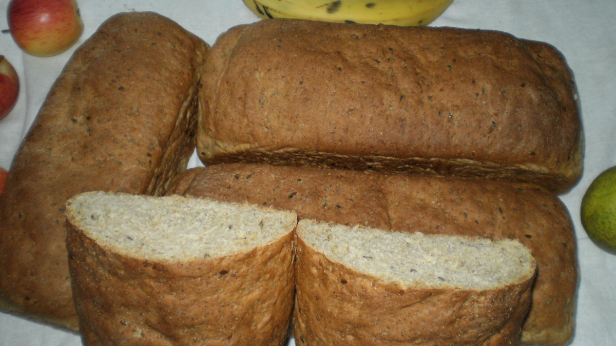 Pão com fibras