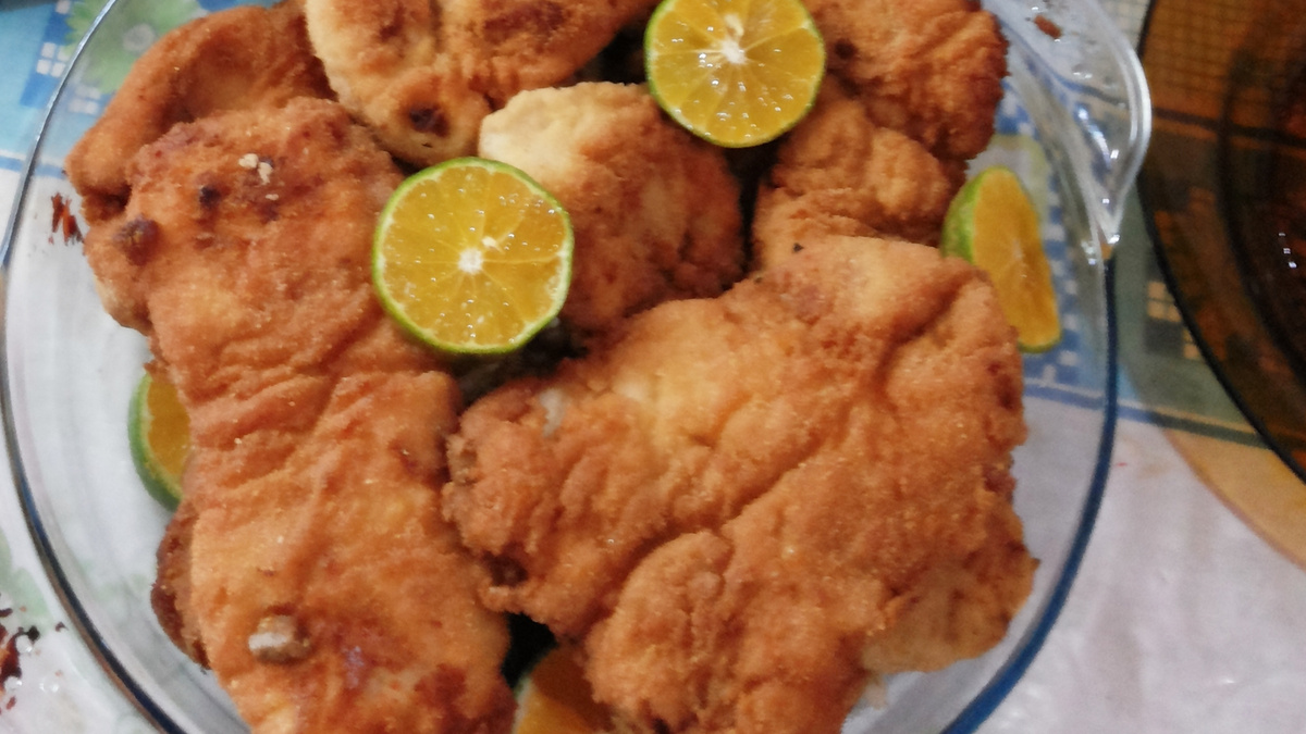 Peixe a milanesa