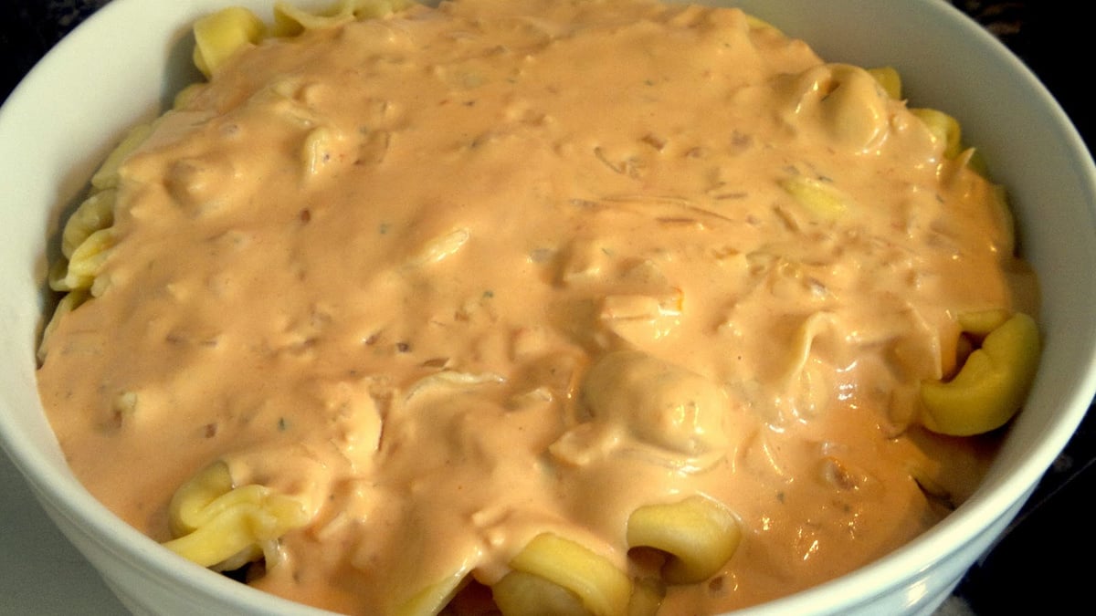 Macarrão ao molho rosé
