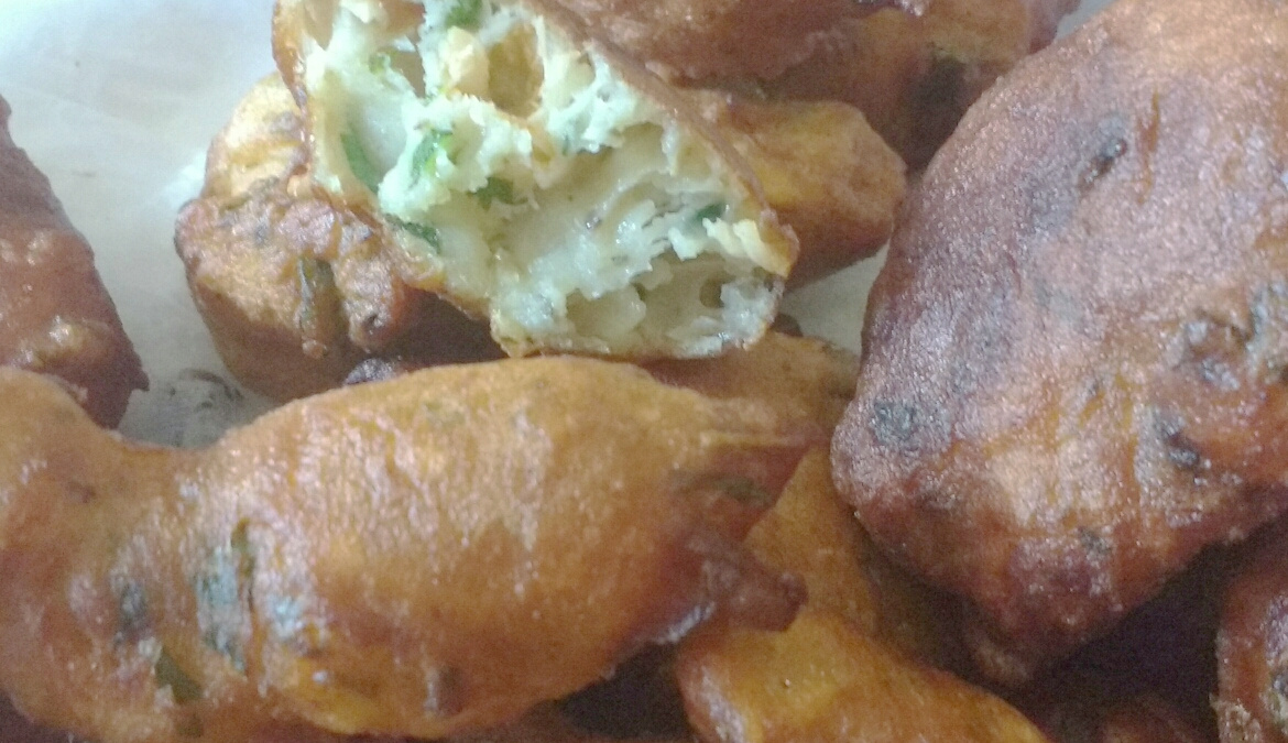 Bolinhos de casca da batata
