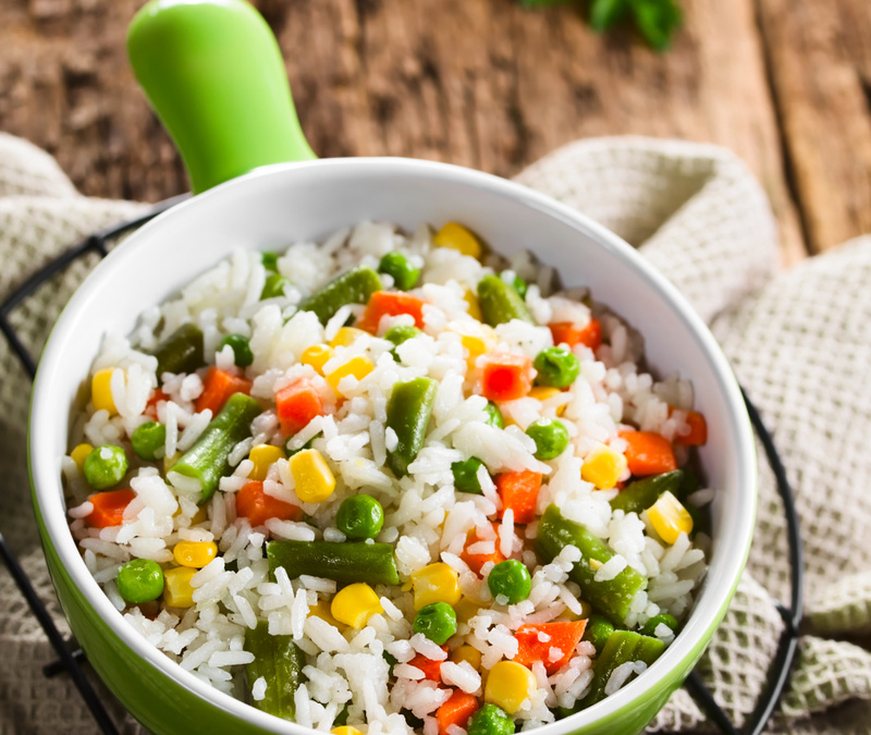 Arroz à moda de legumes