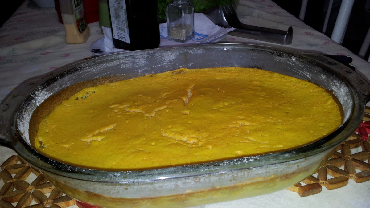 Souflé fácil de legumes