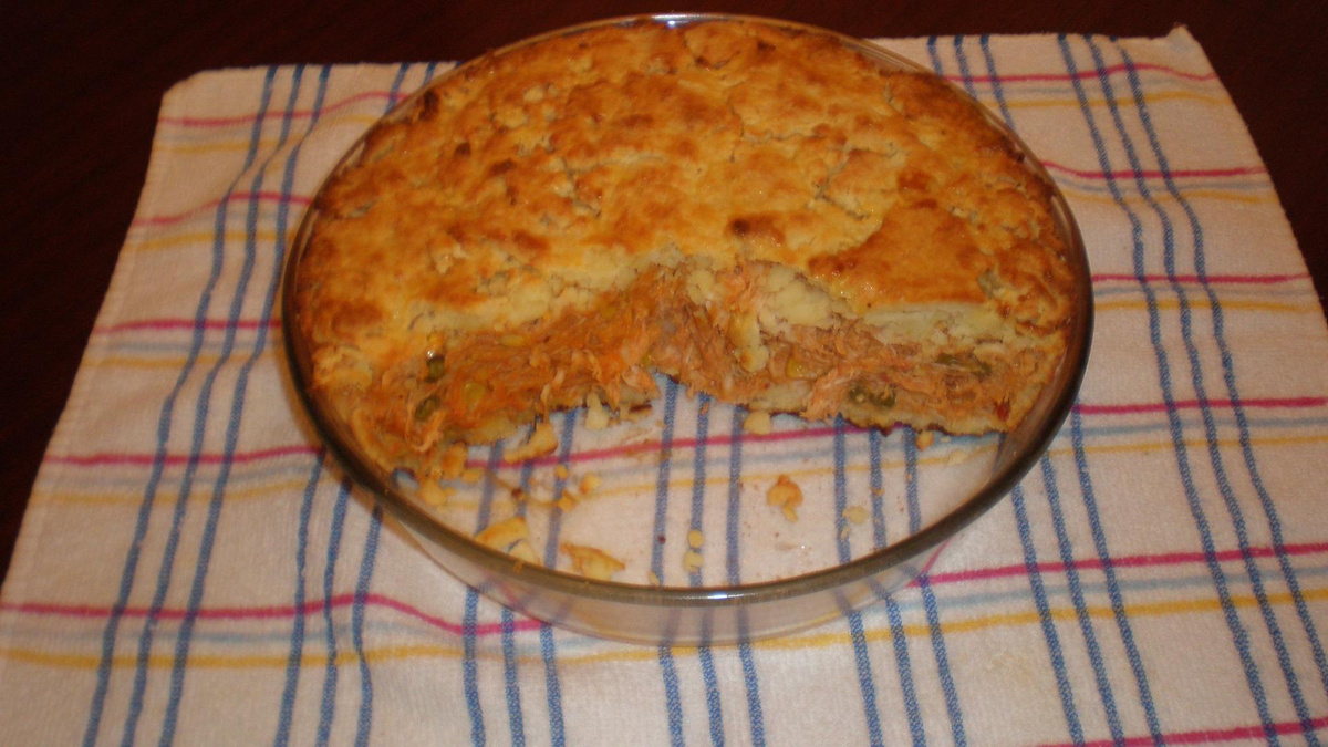 Empadão de frango supimpa (com massa de ricota e fécula de batata)