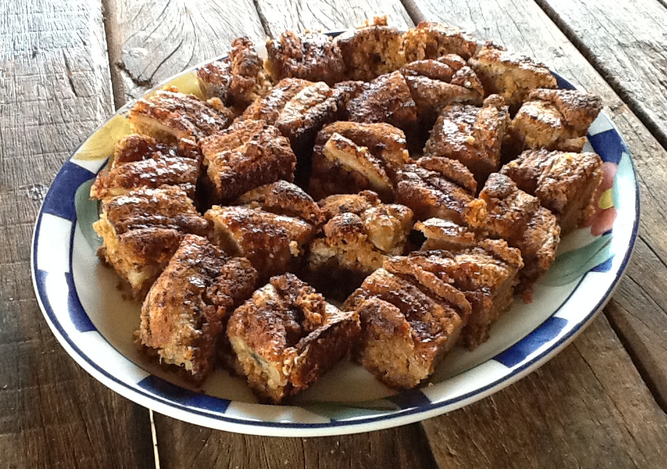 Torta de banana integral