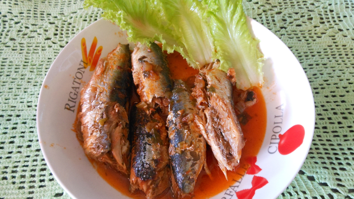 Sardinha de panela de pressão