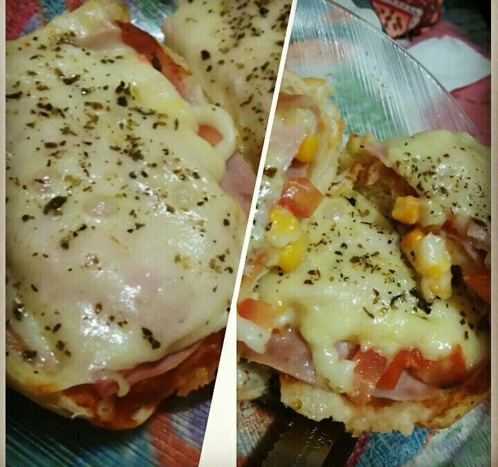 Pizza de pão francês