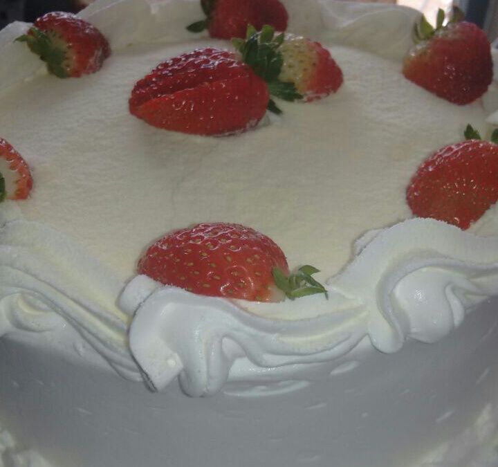 Bolo de morango