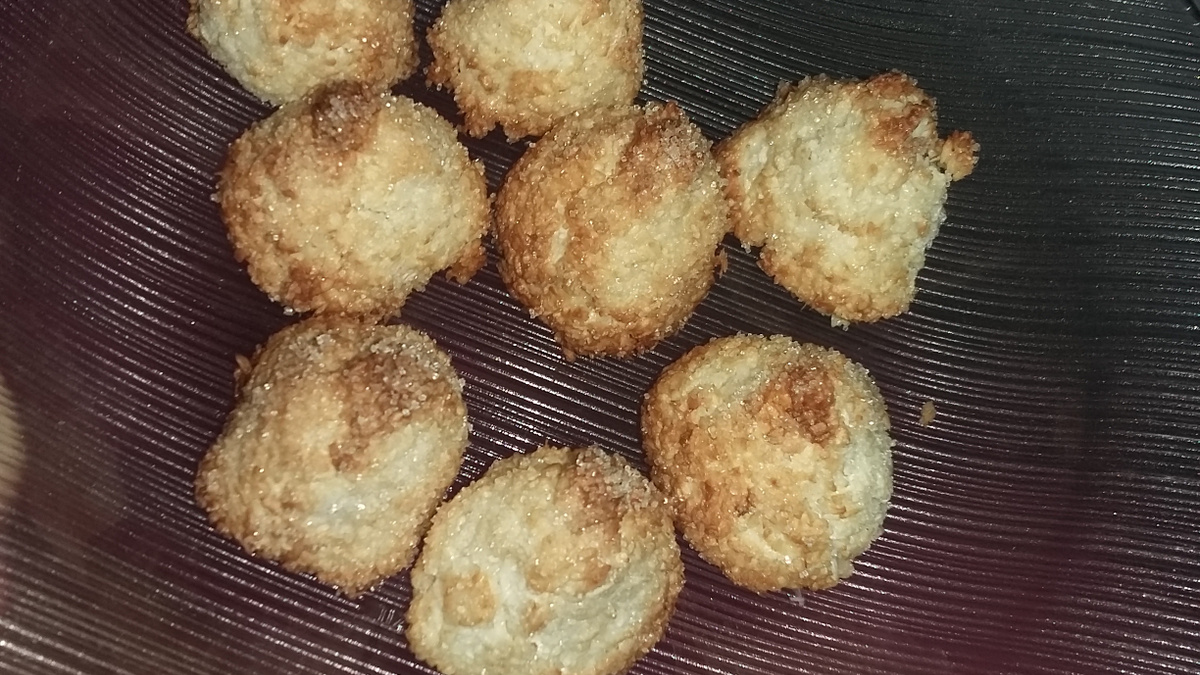 Cocadinha na fritadeira elétrica