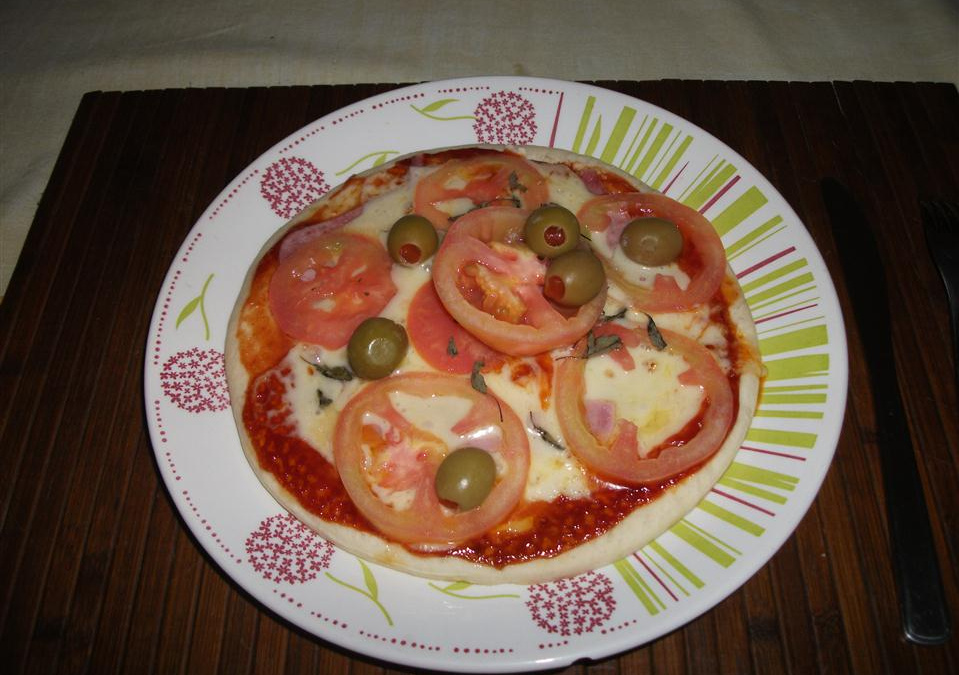 Massa de Pizza Caseira - Microondas