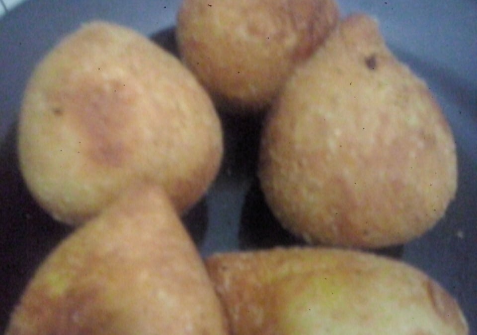 Coxinha com massa de leite