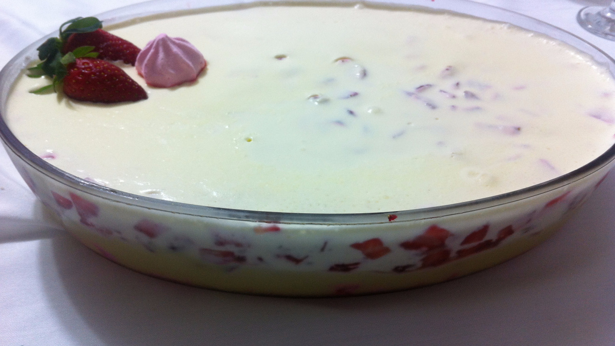 Torta fantástica de morango