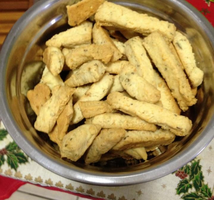 Bolachinhas salgadas deliciosas