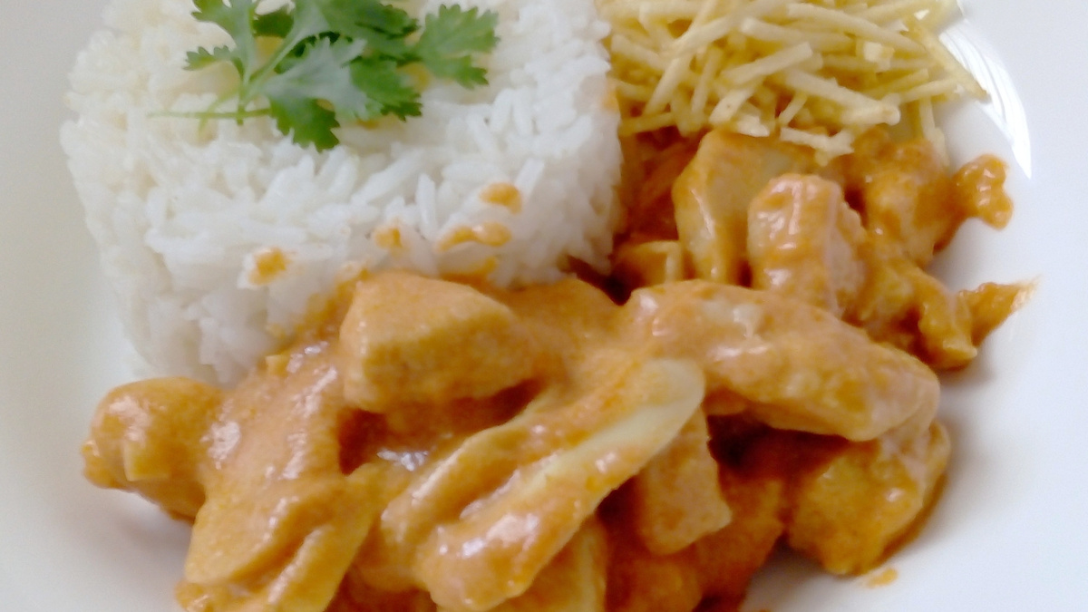 Strogonoff de frango simples