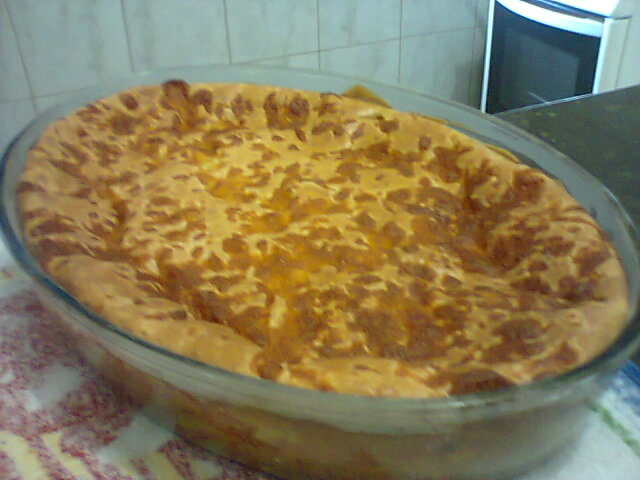 Pastelão de queijo e presunto fácil
