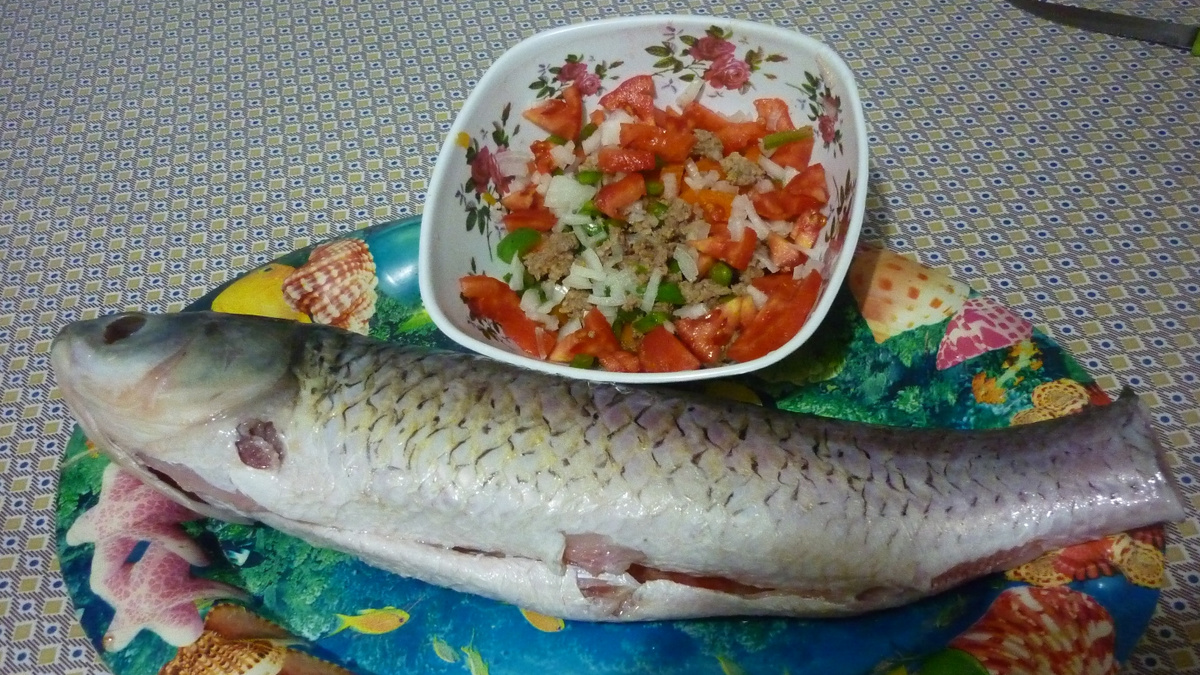 Peixe recheado
