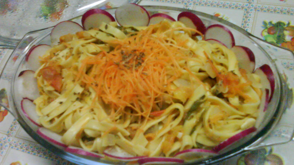 Macarrão vegetariano