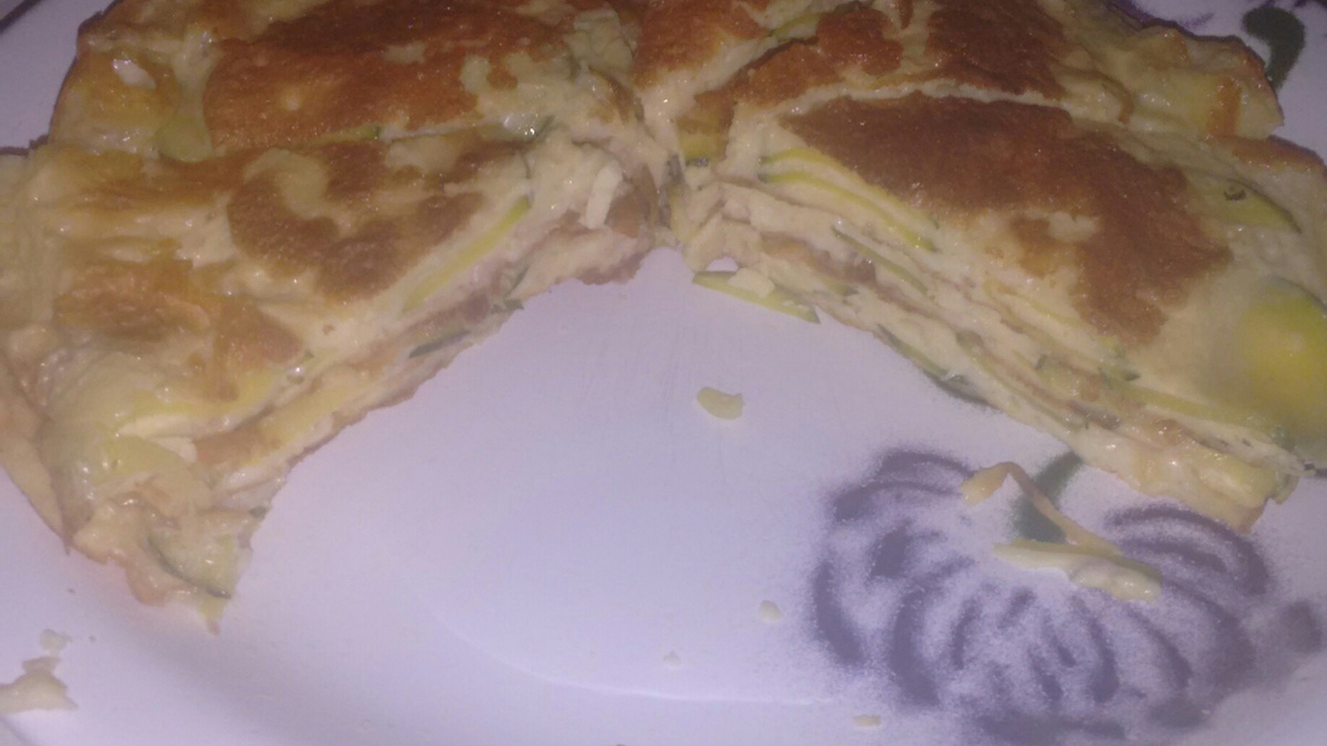 Omelete de abobrinha