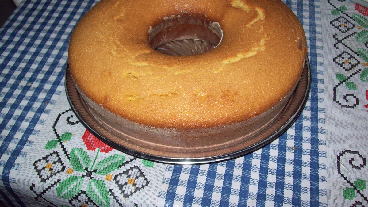 Bolo cremoso de fubá