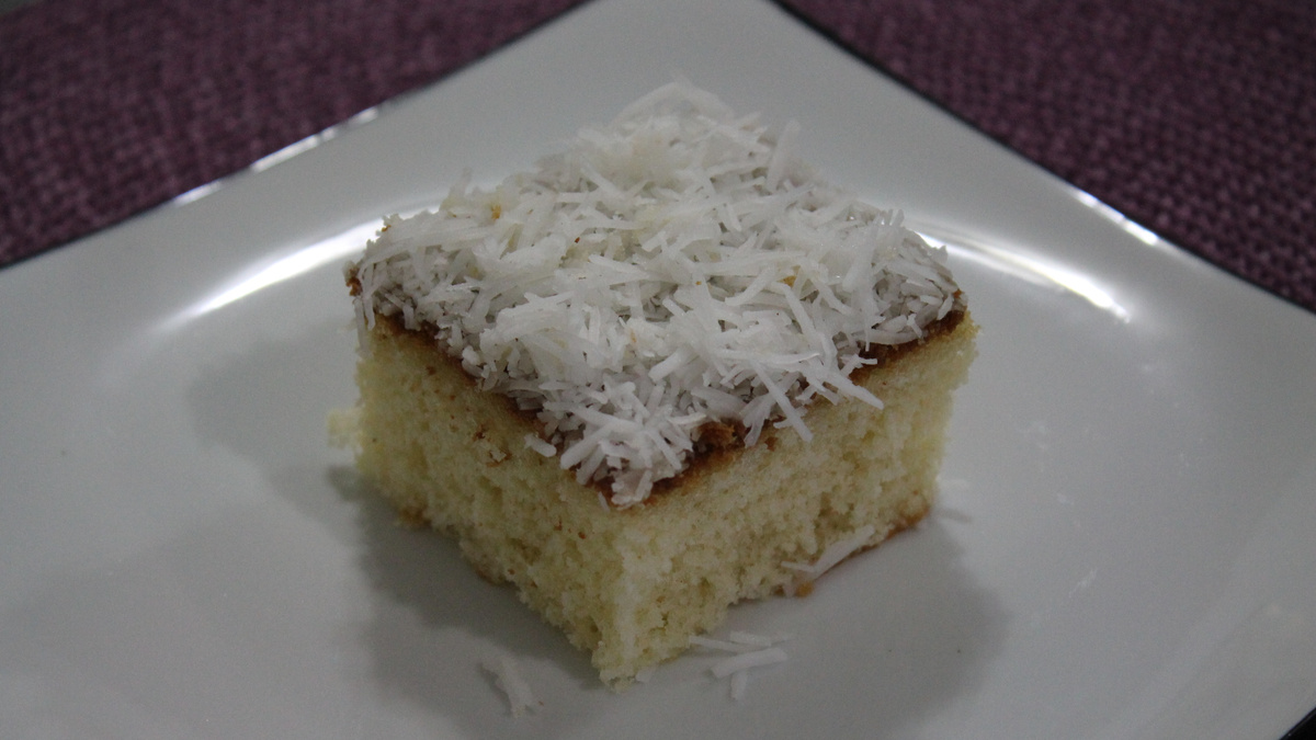 Bolo de coco de liquidificador