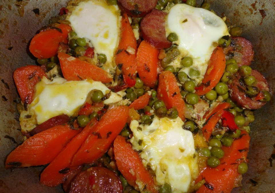 Ervilhas com bacon