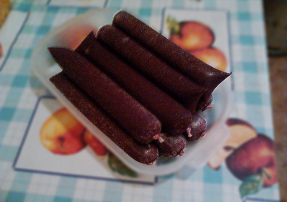 Sacolé de açaí