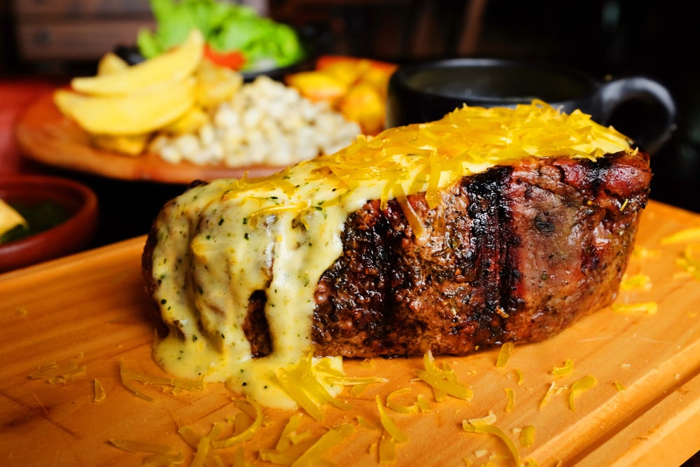 Picanha na manteiga