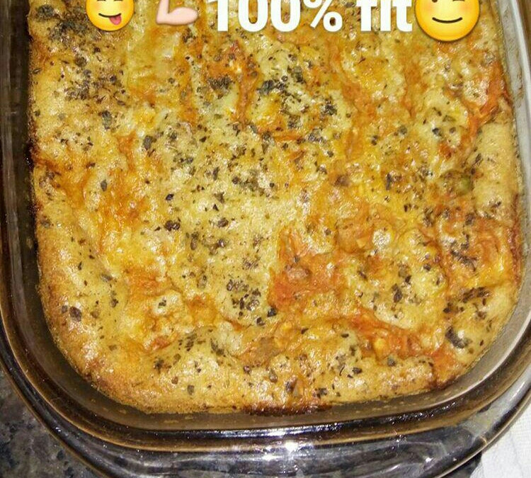 Torta de frango fit