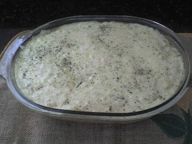 Torta cremosa salgada