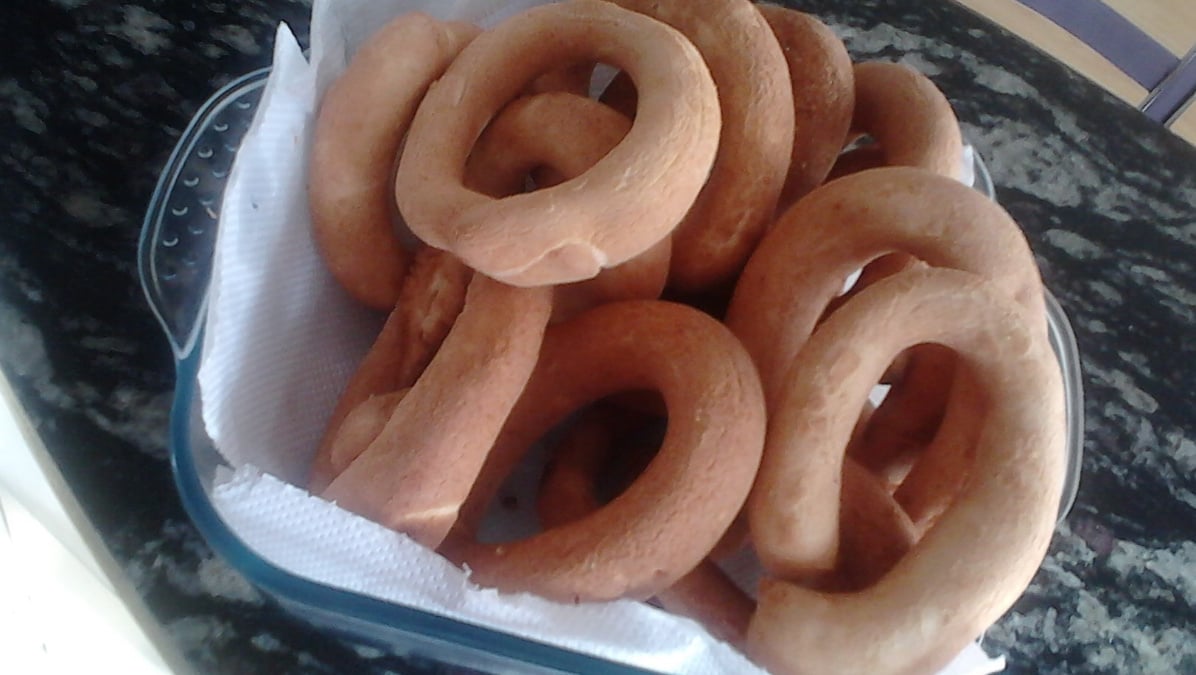 Rosquinha frita de polvilho azedo