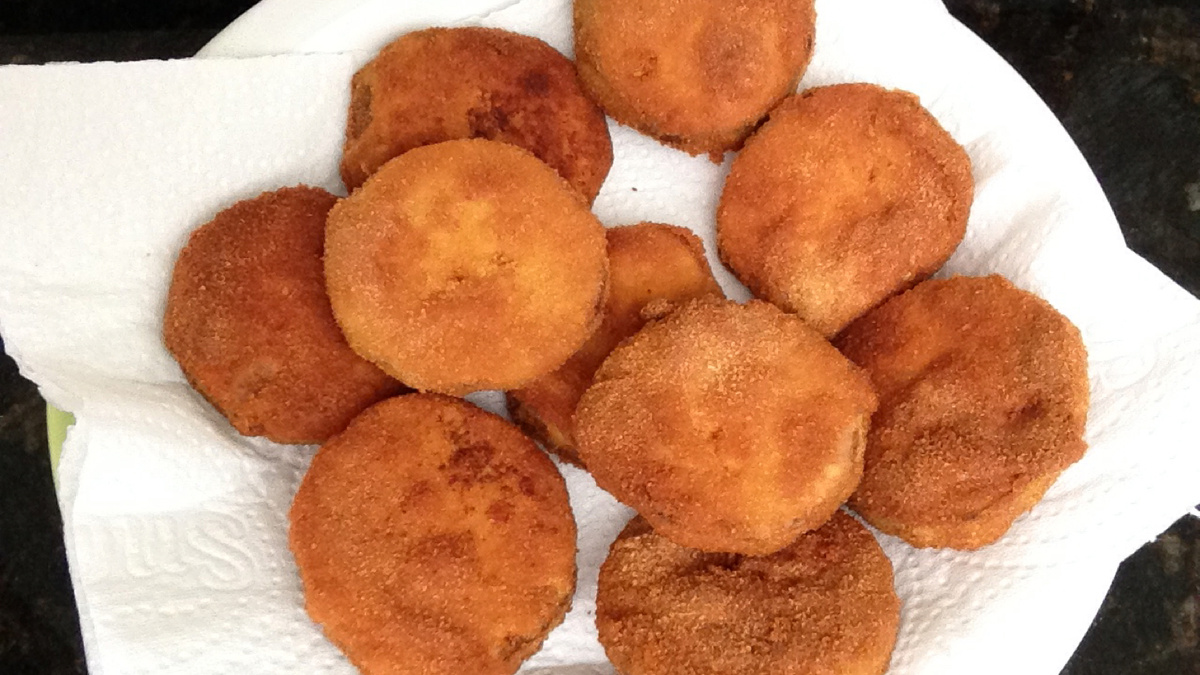 Abobrinha à milanesa