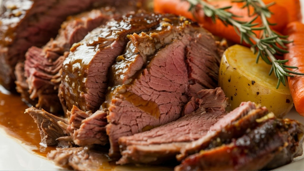 Carne assada na airfryer