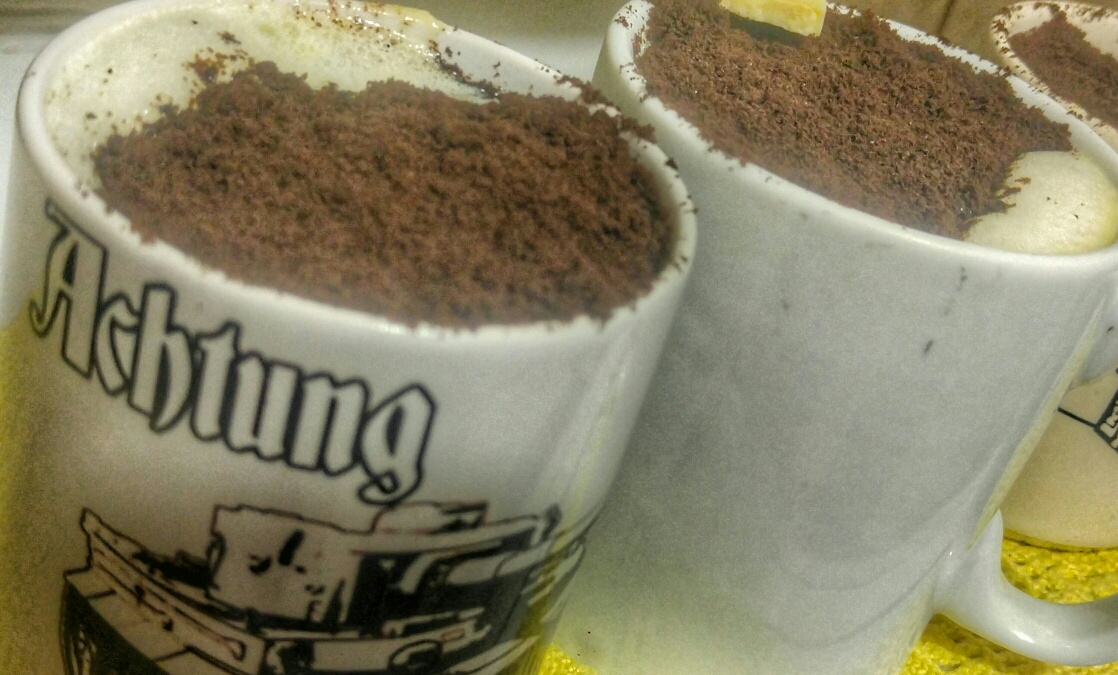 Chocolate quente branco