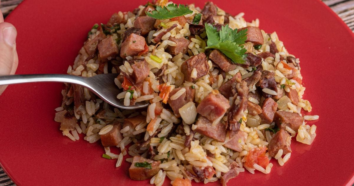 Arroz carreteiro simples