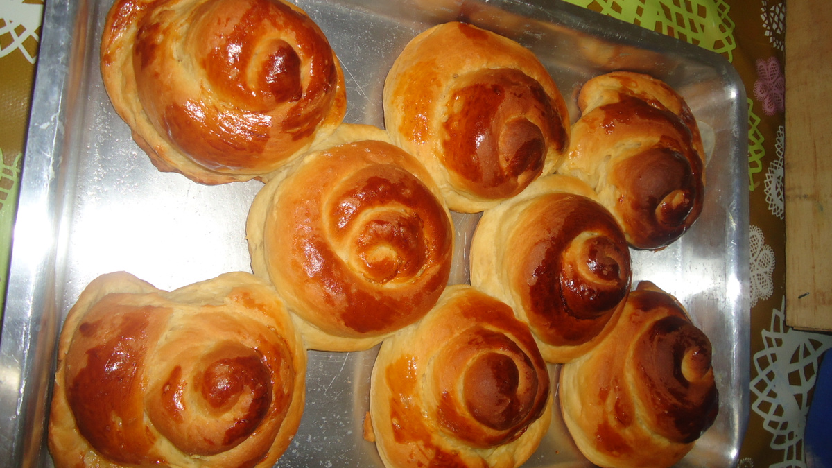 Pão caseiro de leite condensado