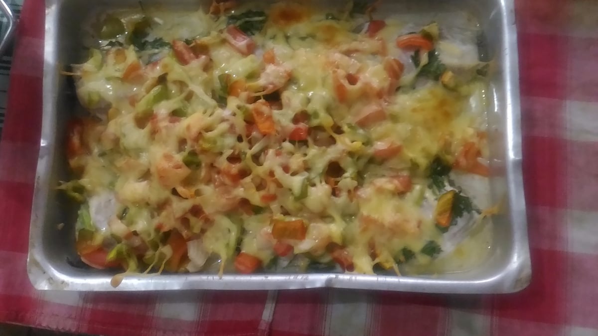 Anchova gratinada
