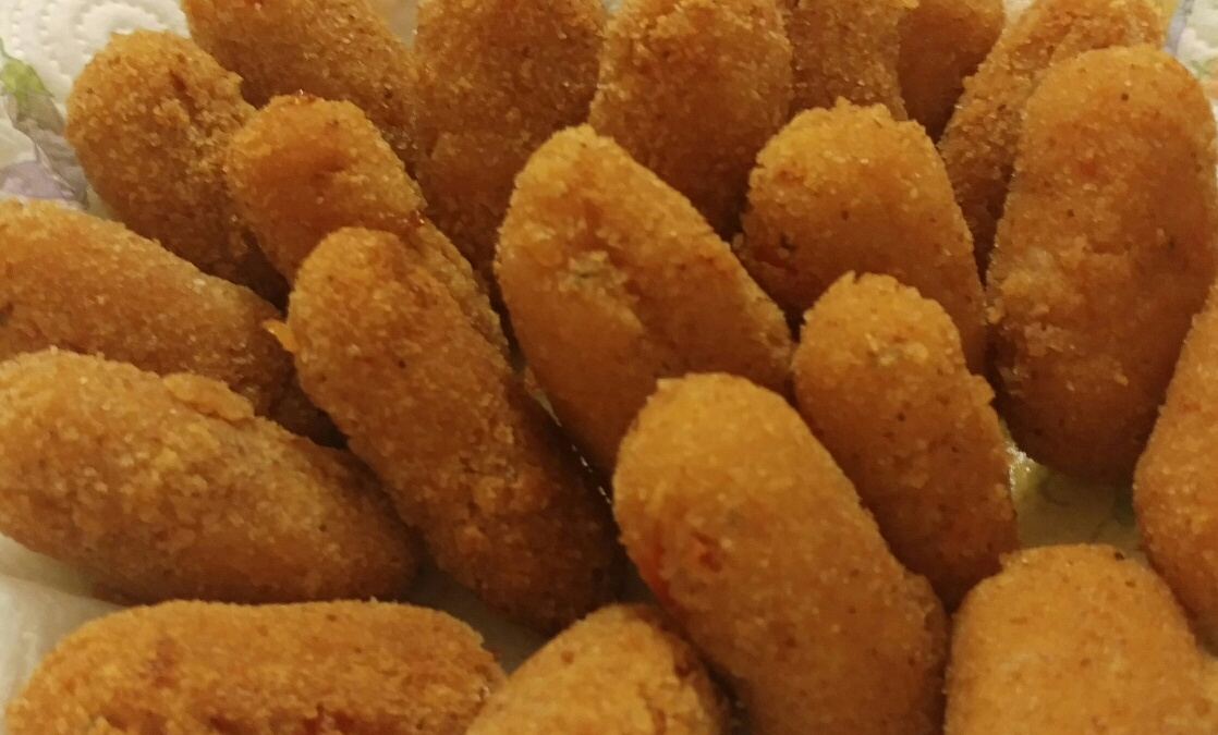 Croquete de Cabeça de Camarão