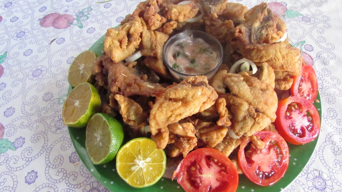 Peixe frito sequinho