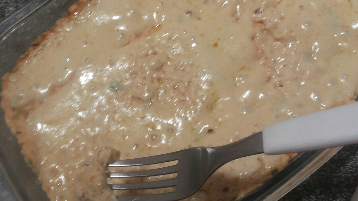 Creme de frango com legumes ao forno