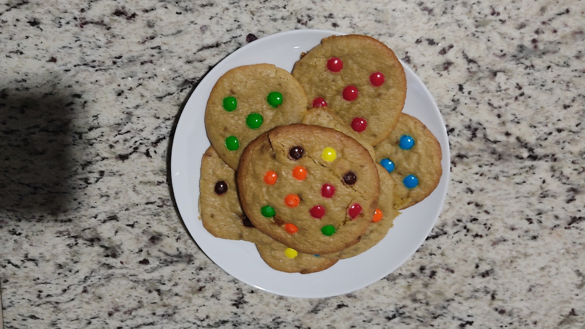 Cookie americano com açúcar mascavo
