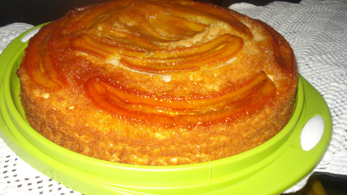 Torta de banana rápida