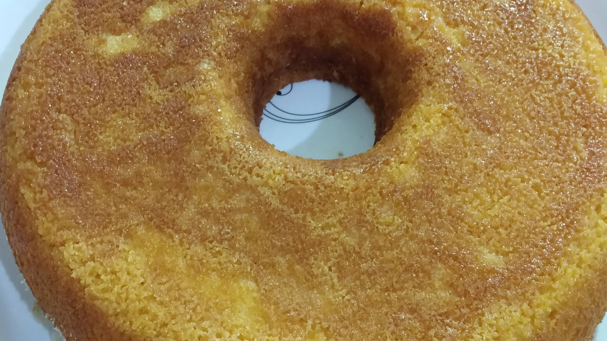 Bolo de Fubá Cremoso Sem queijo