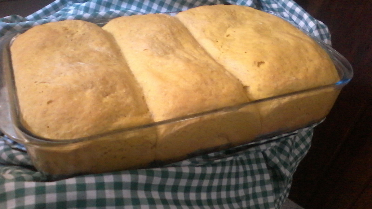 Pão de cenoura saudável