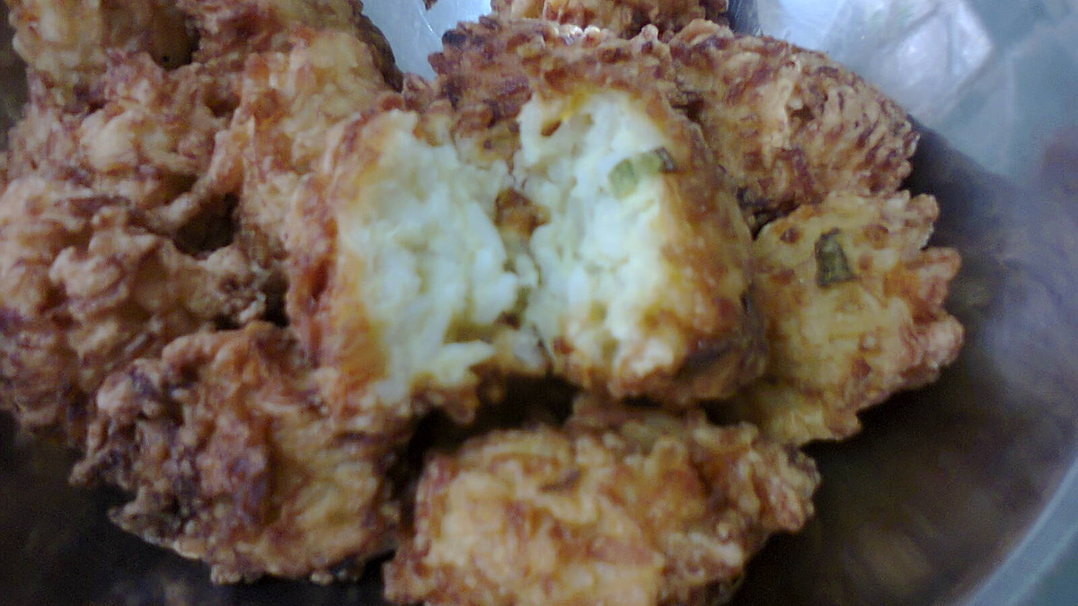 Bolinhos de arroz fácil