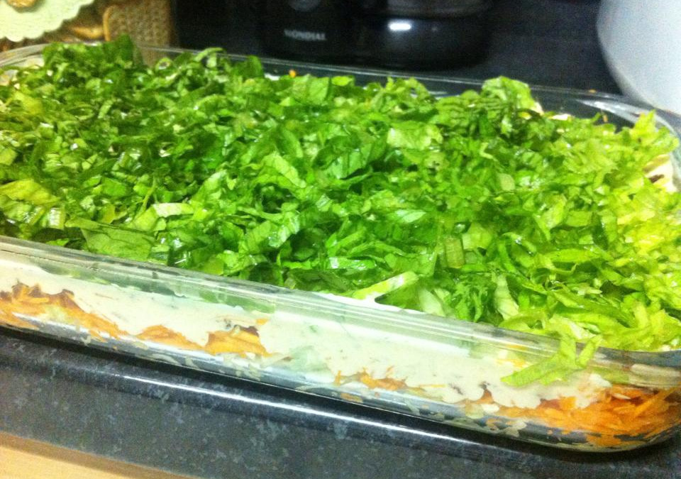 Salada 5 camadas