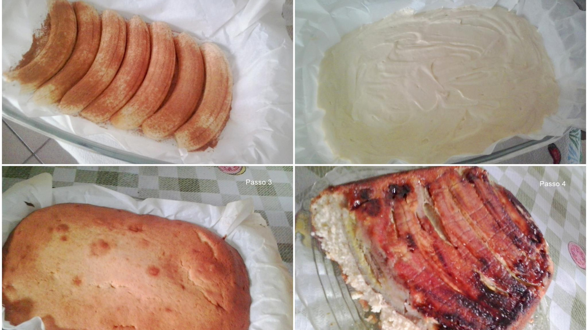 Torta de banana (bolo de banana)