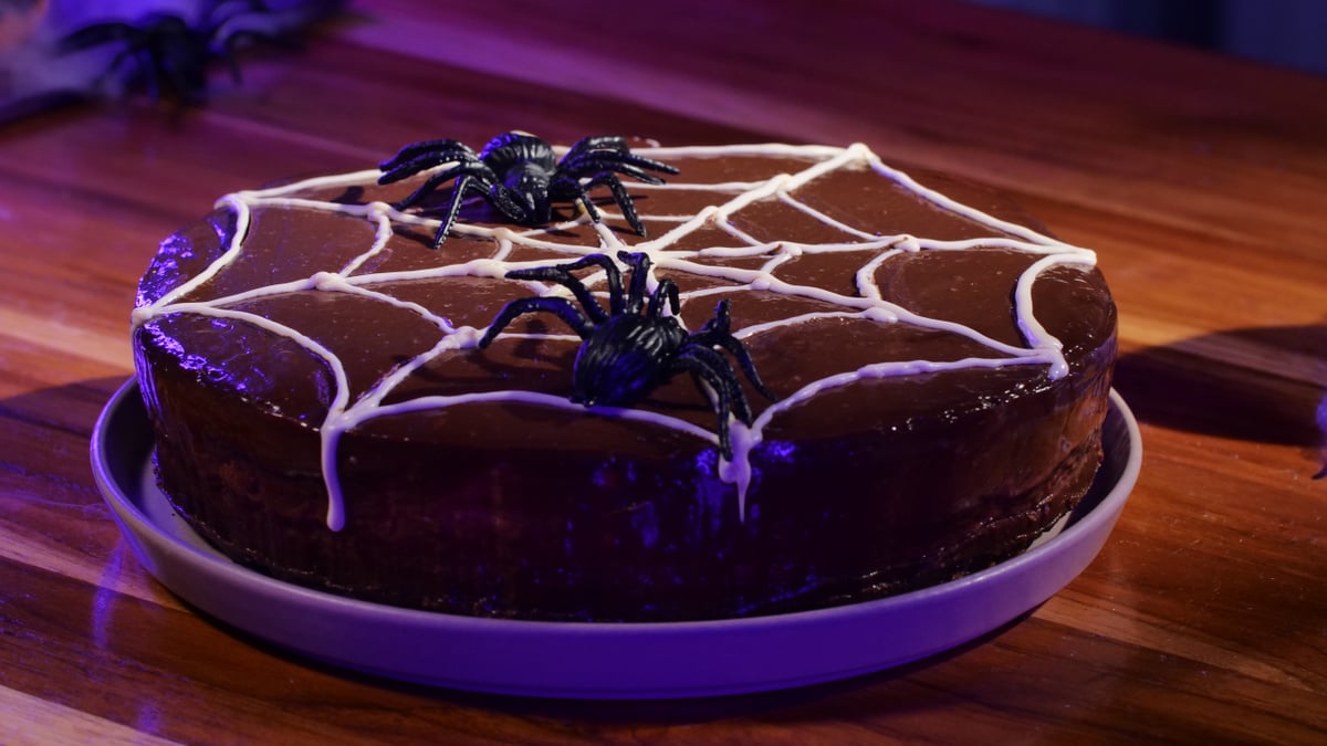 Bolo mousse de teia